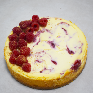 Cheesecake de Forno de Framboesa