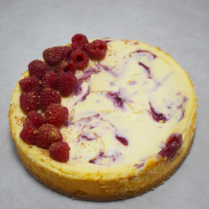 Cheesecake de Forno de Framboesa